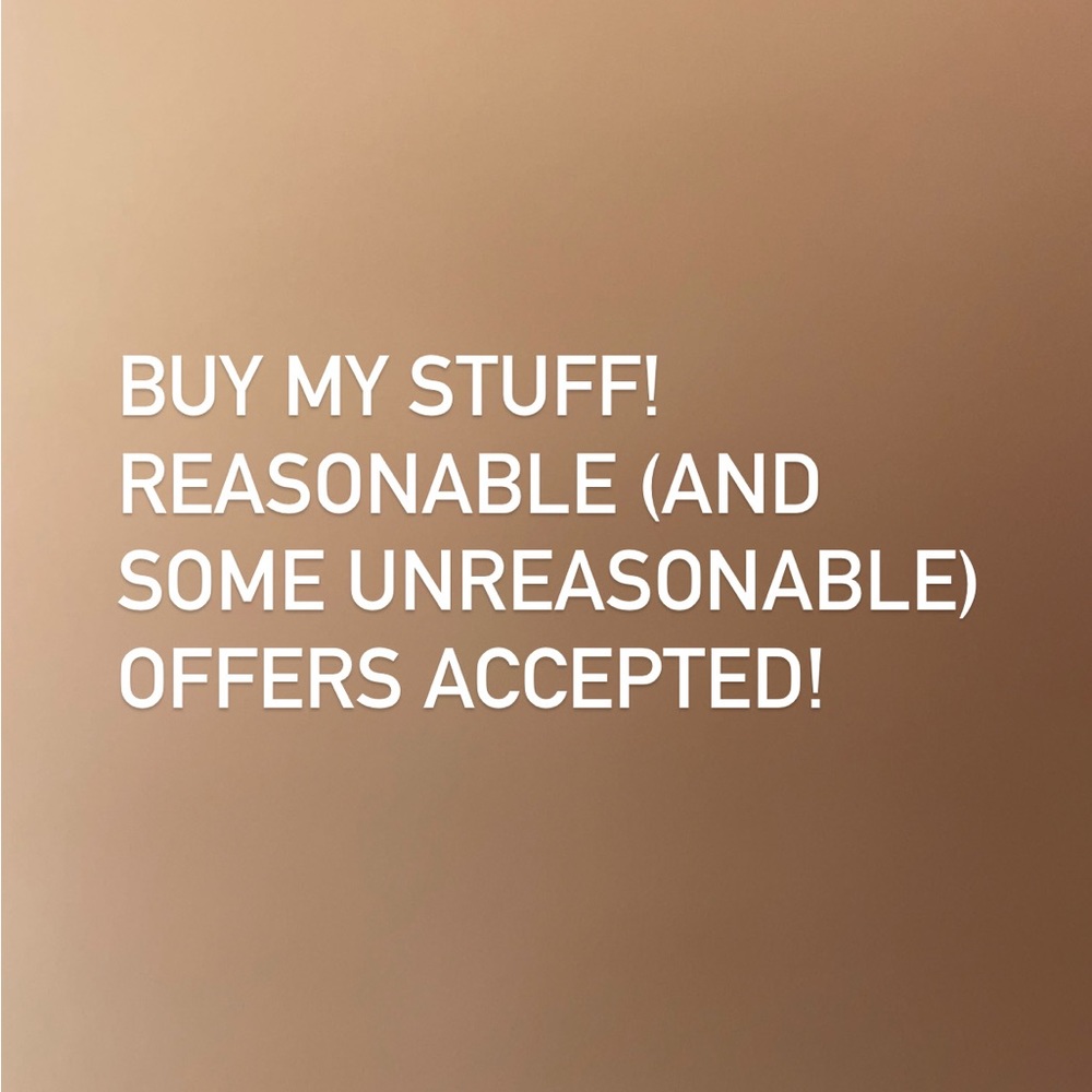 Empty my closet!
